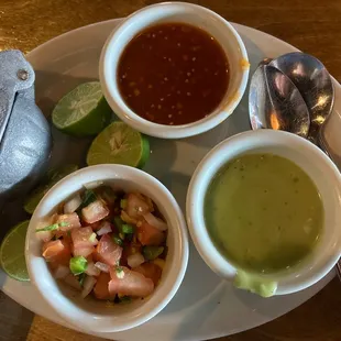 Fresh limes were great