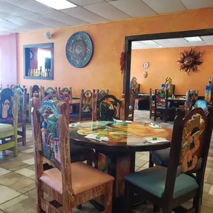 Inside seating