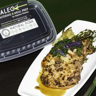 Natural Pork Meal Prep. Gluten Free. Keto