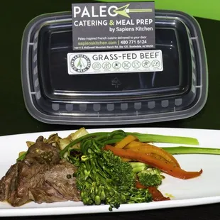 Grass-Fed Beef at Meal Prep by Sapiens Kitchen. Keto. Vegan . Gluten-Free Meals delivered to your door