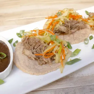 Moo Shu Pork Tacos (3 Tacos) AIP