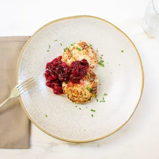 Bacon Apple Chicken Burger with Maple Cranberry Sauce