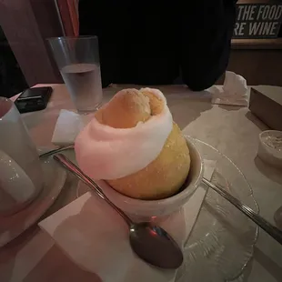 Lemon sorbet