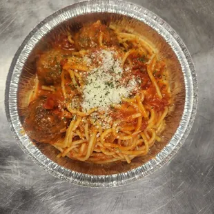 Spaghetti and Meatballs