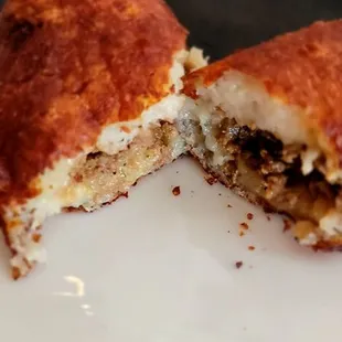 Potato Roll (cut open, to show filling)