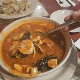 The BEST cioppino ever.