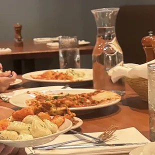 Tasting plate to sample all the dishes