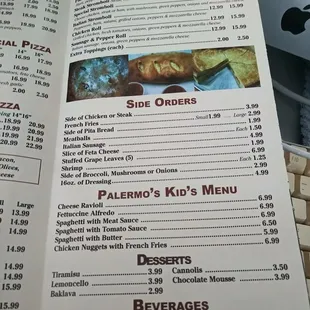Menu p4