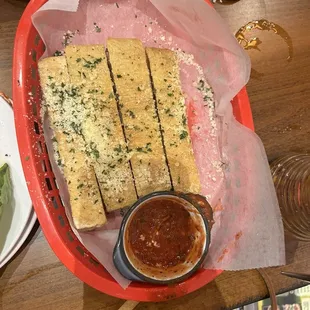 Breadsticks- complimentary