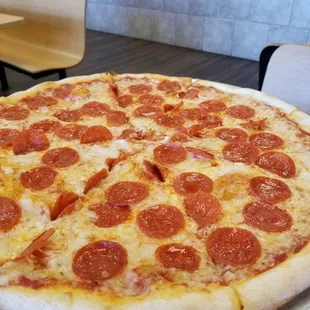 Pepperoni pizza