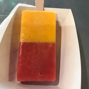 Strawberry mango paleta