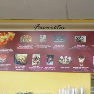 Specialty items. Pretty great!