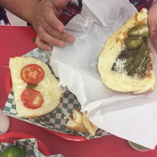 Torta. $6.95. Requested no jamon... But would have left it on if we knew there would be very little asada!