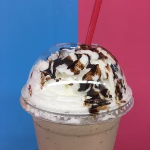 Why do I love this chocolate shake so much? Oh, I don&apos;t know... Maybe because it&apos;s real ice cream?