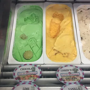 Lime ice cream of the citrus polar gods!