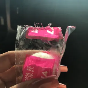 Unprofessionally wrapped