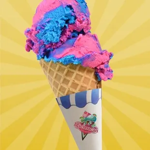 Ice cream cotton candy