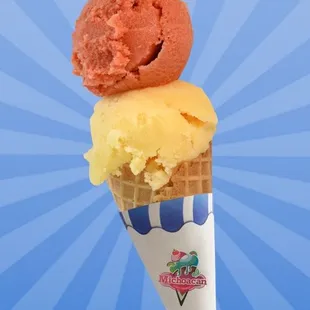 Ice cream de chamoy y mango