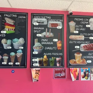 Some of the menu