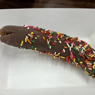 Chocolate covered banana