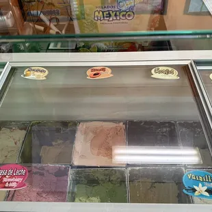 Ice cream flavors