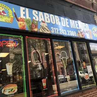 the outside of a restaurant