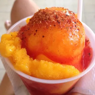 Yummy, mangonada. One of my guilty pleasures.