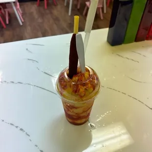 an ice cream sundae