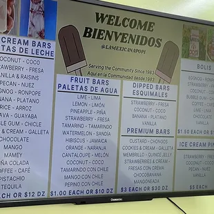 Prices/precios April 2022