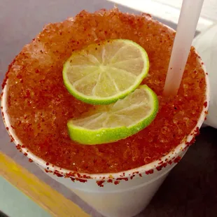Agua mineral preparada is delicious! Like a non-alcoholic michelada with all the flavor. A nice digestive. :)