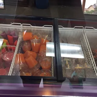 Paletas, some other stuff, and chocolate covered bananas and paletas