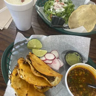 Street corn  Quesabirria Gordito platter