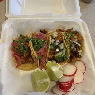 4 Street tacos