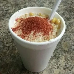 Vaso De Elote  (Esquite)
Corn in a cup