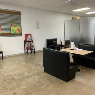 Plenty of room inside but not much decoration going on