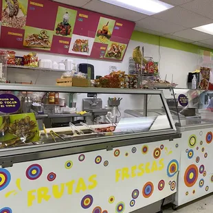 the interior of a mexican restaurant