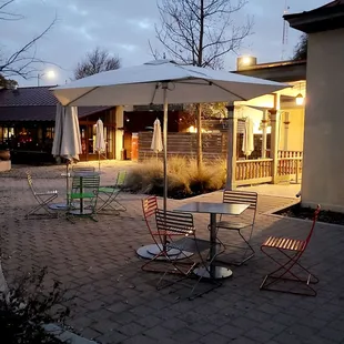 Outdoor seating