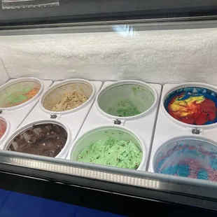 Ice cream options