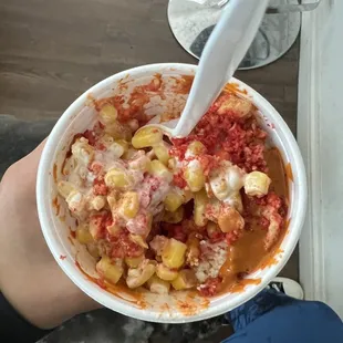 Elote with everything