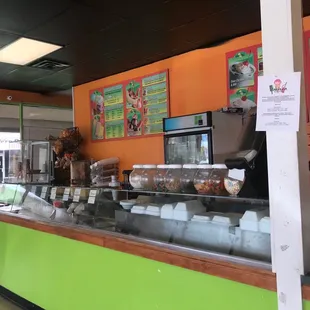 the interior of a restaurant