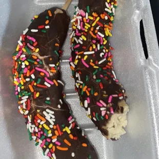 Chocolate covered banana