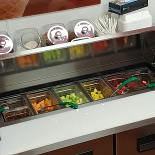 Fresh fruit for those bomb salads.