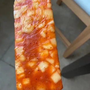 Pineapple chili paleta - so much fruit!