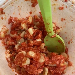 Elote con cheetos