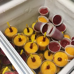 a variety of desserts