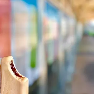 caramel filled popsicle