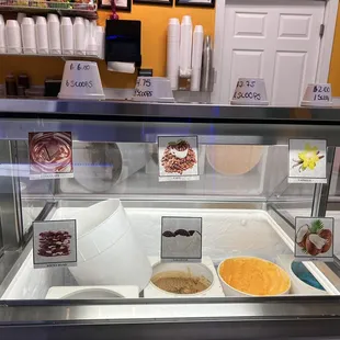 a variety of desserts