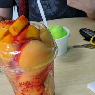 Chamango y nieve de limón