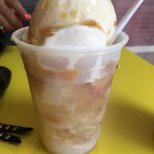 Raspado Loco - guayaba y nieve de vainilla