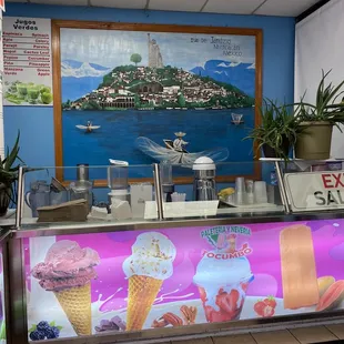 an ice cream shop